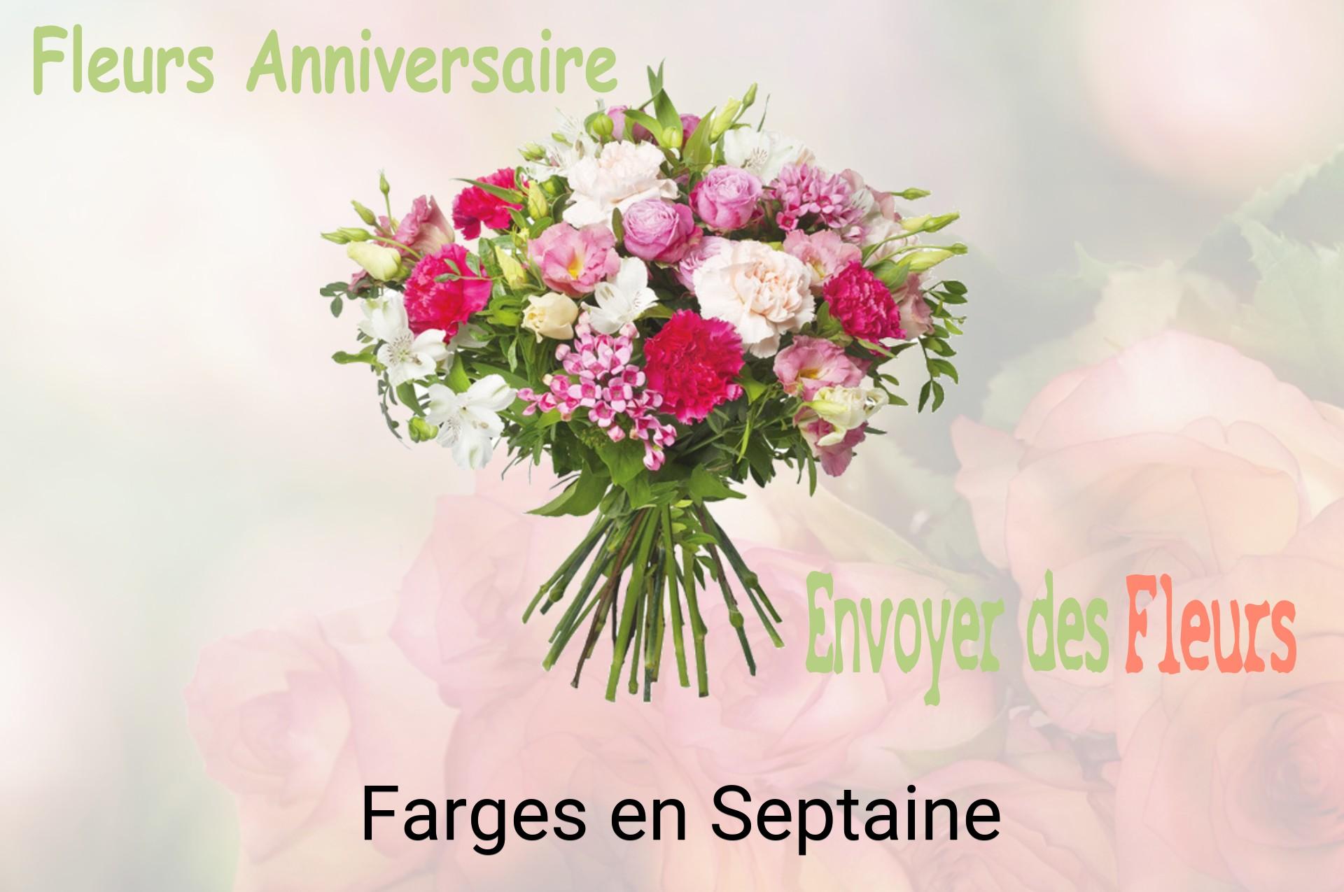 Bouquet de fleurs d’anniversaire livré à Farges-en-Septaine